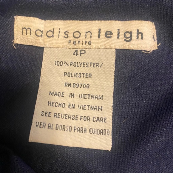 Petite sheath dress, sheer with lining, by Madison Leigh. - Picture 11 of 11